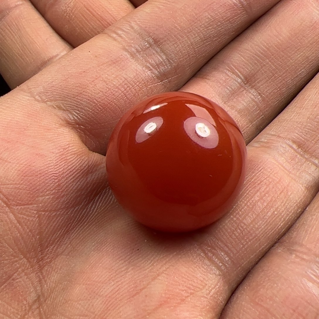 南红玛瑙珠子未镶嵌晓*