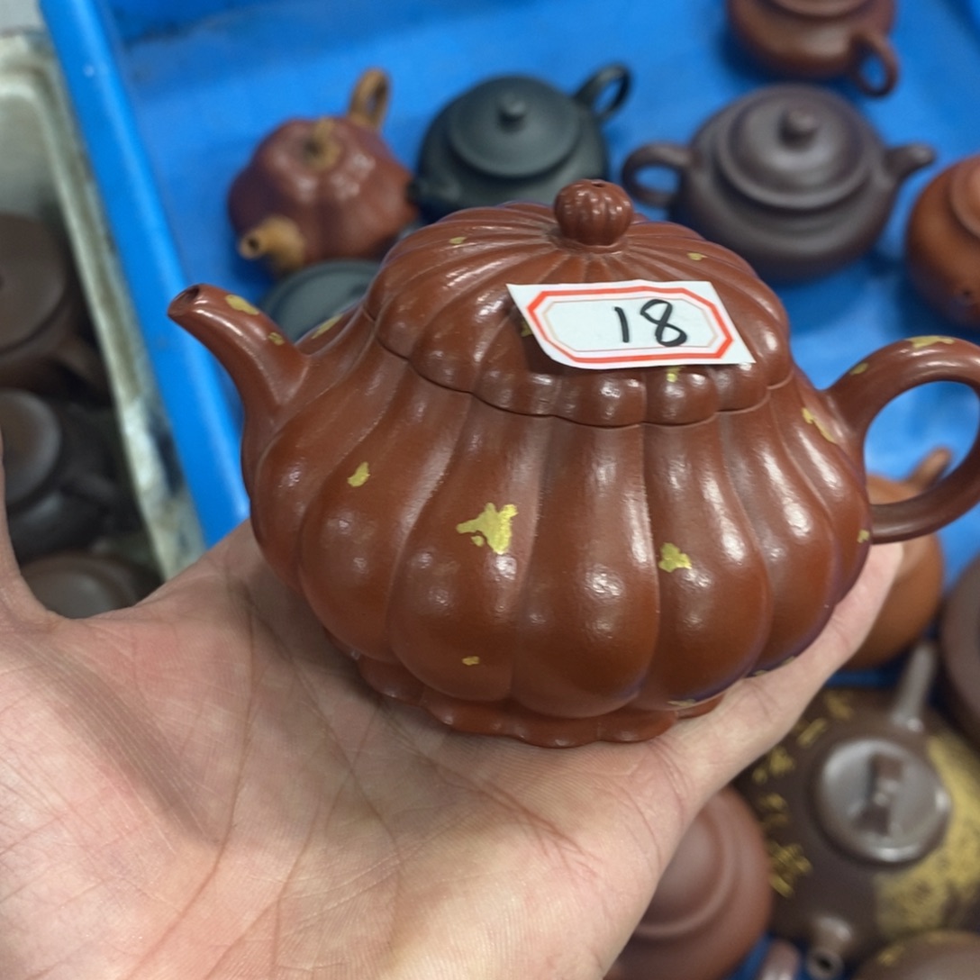 紫砂茶壶闭**风18号紫砂壶