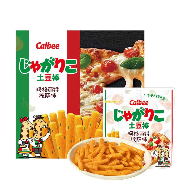 MM超市卡乐比日本进口玛格丽特披萨味土豆棒416g