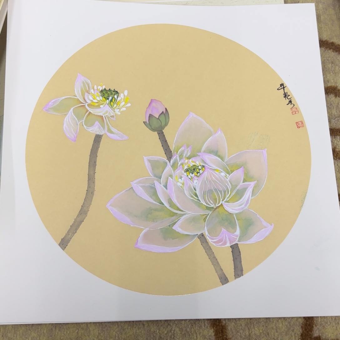 国画38-38卡纸作品童