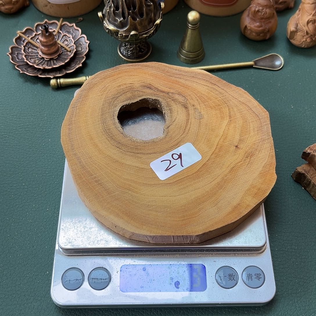 檀香木其他老山檀香片片料枯枝75.3克29