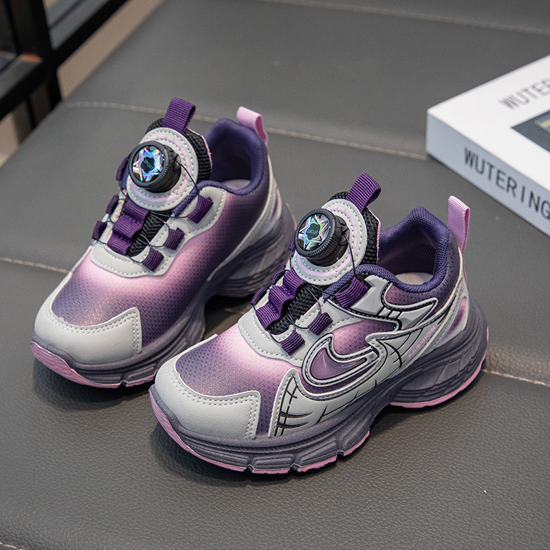 儿童老爹鞋儿童运动鞋皮面防水春季爆款软底防滑休闲百搭