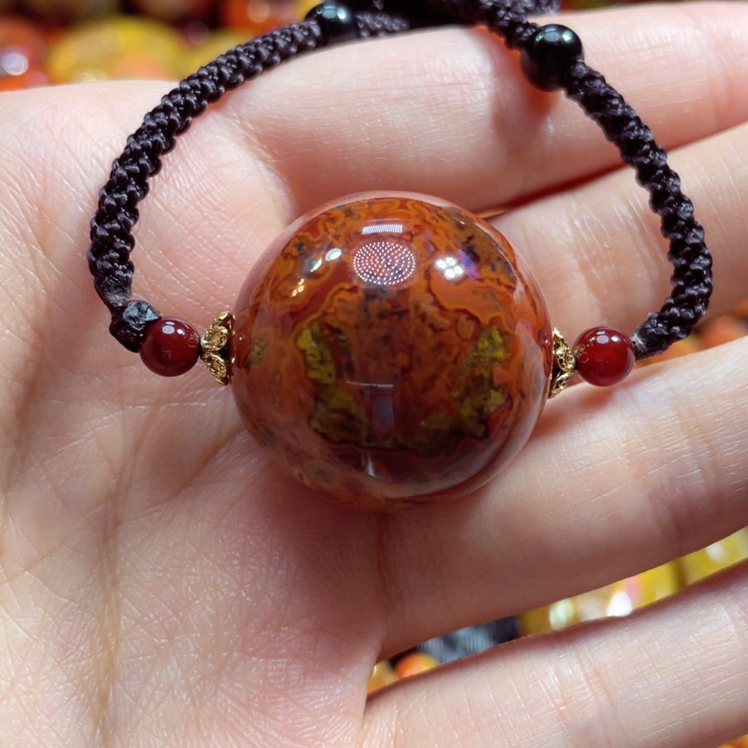 玛瑙/玉髓颈饰合金