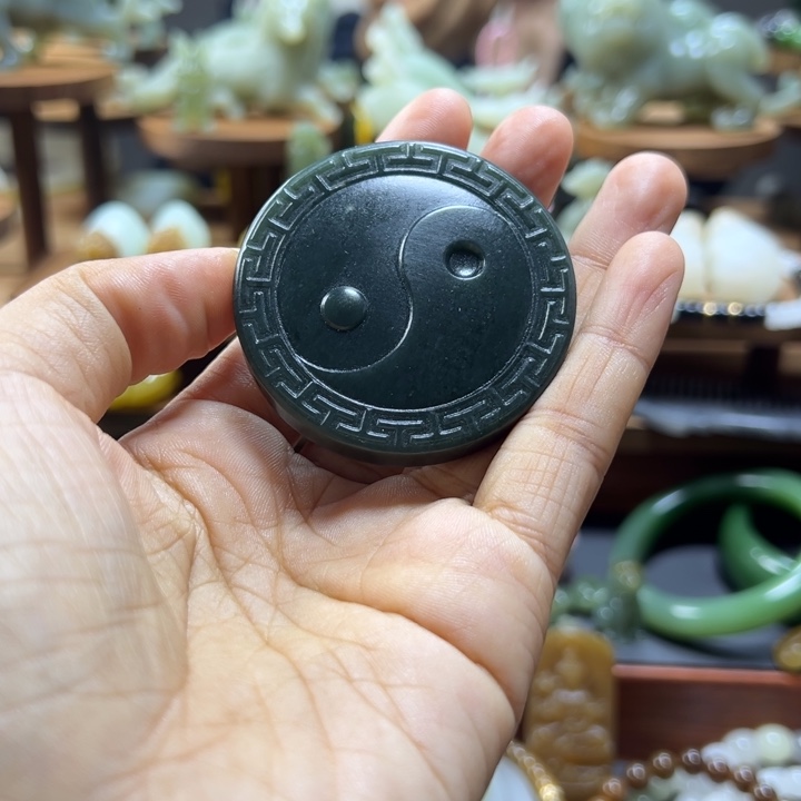 颈饰未镶嵌和田玉抖*抖