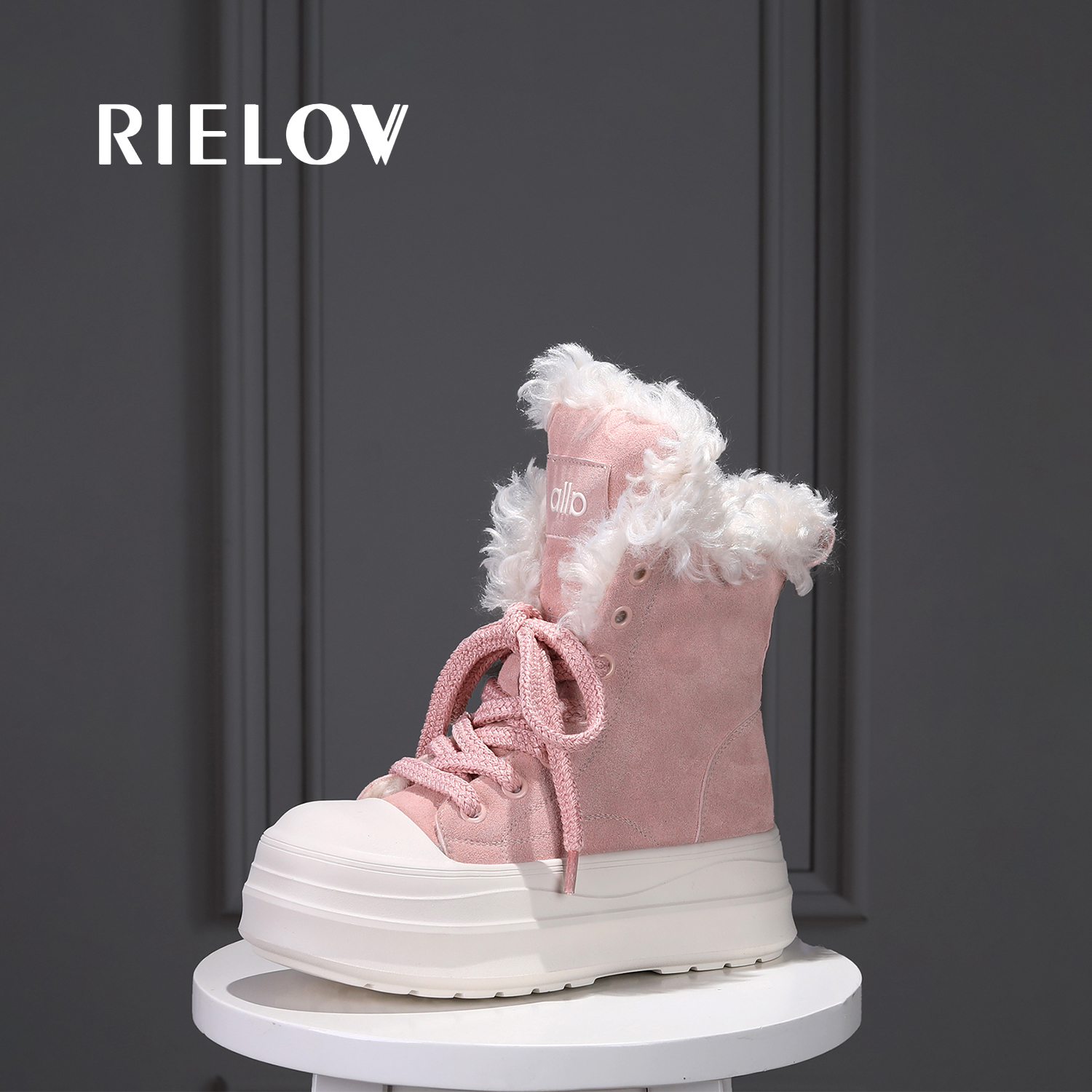【RIELOV●奶霜】增高6cm时尚潮流百搭女士雪地靴818