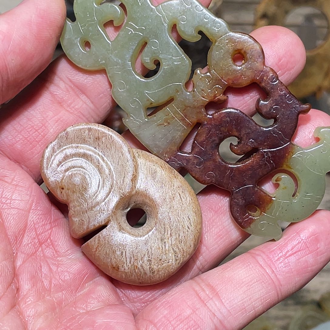 紫***昌和田玉（糖玉）未镶嵌挂件