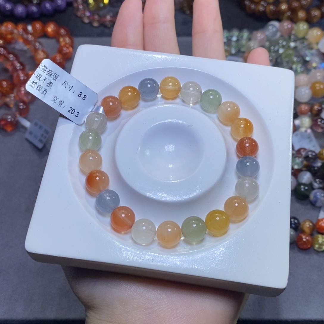 水晶手链未镶嵌手串