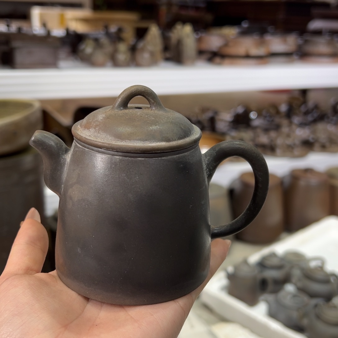 贵台龙窑柴烧茶壶114
