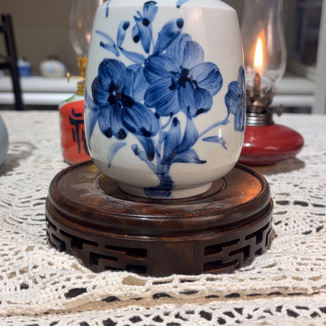 摆件景德镇陶瓷香薰灯