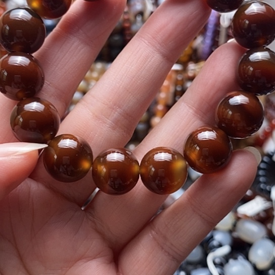 杨***默玛瑙/玉髓合金手链