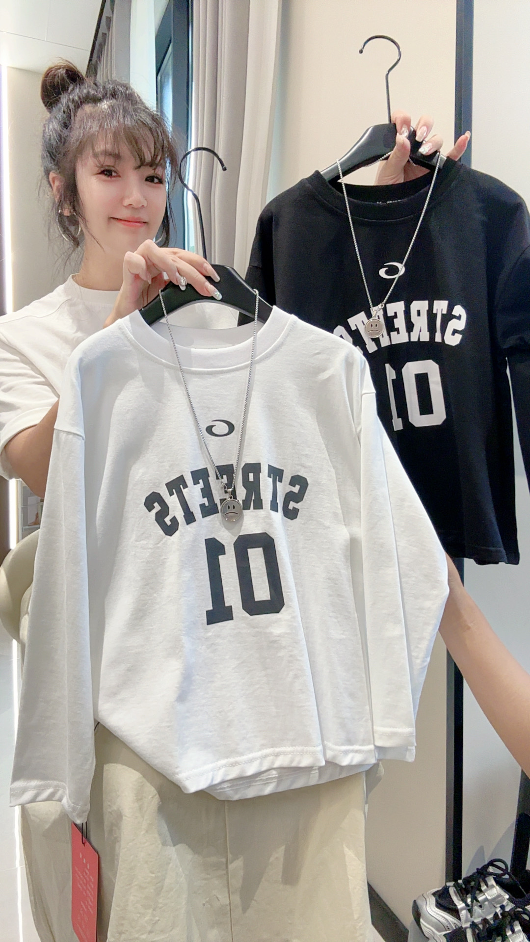 【纯棉新品】儿童新款纯棉T恤舒适百搭打底春秋长袖韩版圆领宽松