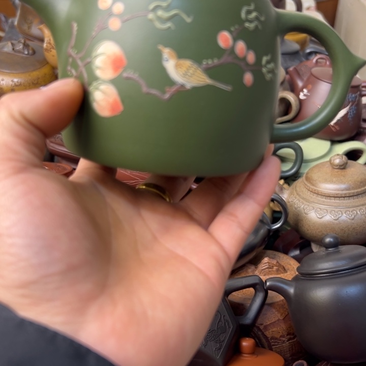 紫砂茶壶把手开裂