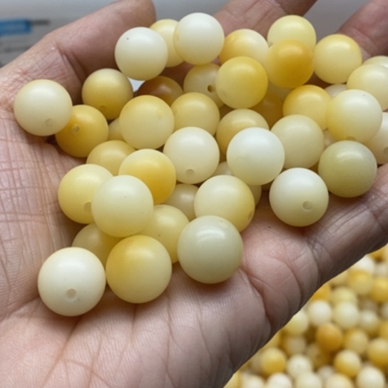 白玉菩提吊坠精品12汤圆圆110