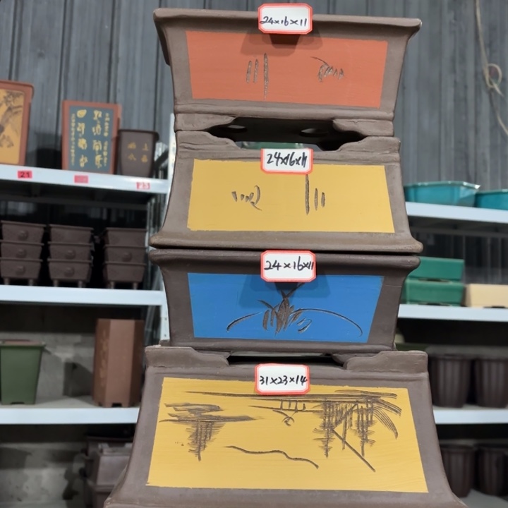 紫砂花盆            100-5