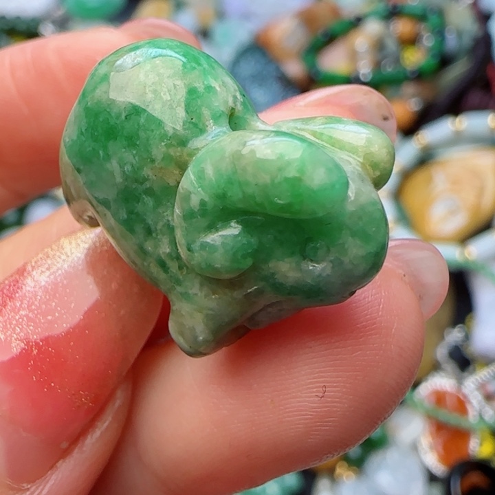 翡翠颈饰未镶嵌天然A货34