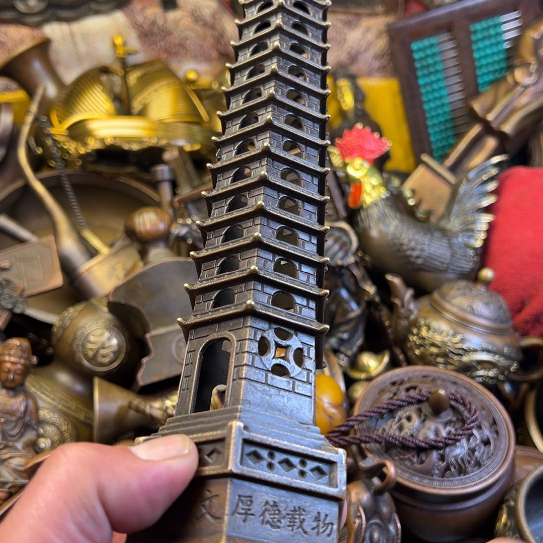 茶壶香炉铜器摆件