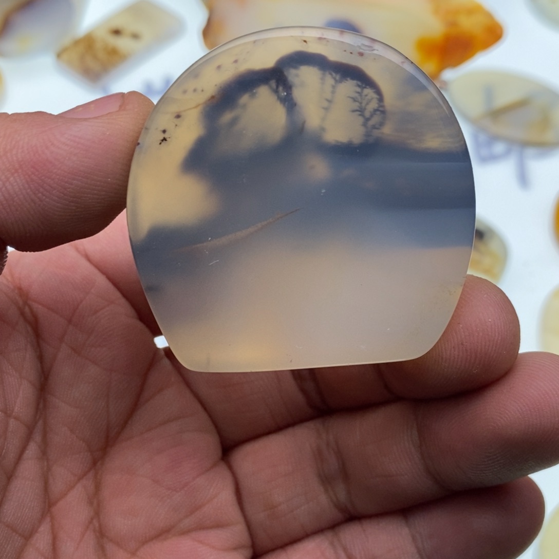 玛瑙/玉髓牌子足银镀金镶嵌