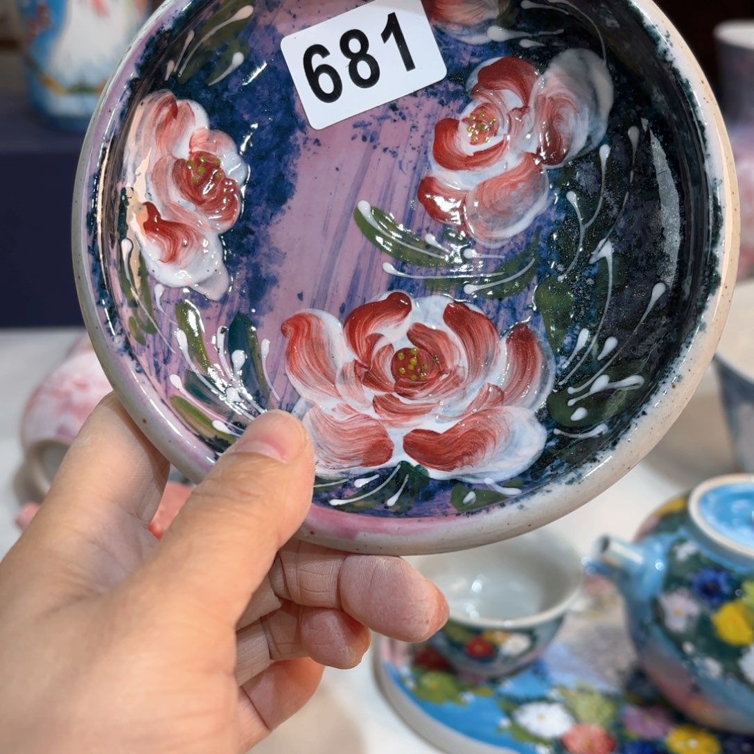 浪****景德镇手绘高温釉下彩陶瓷茶具