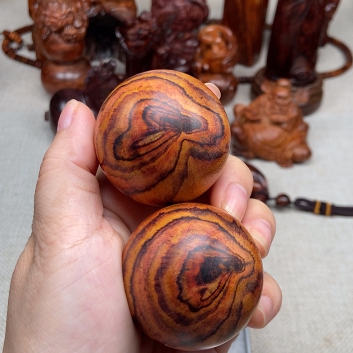 黄花梨/降香黄檀其他4.5新料对眼手球