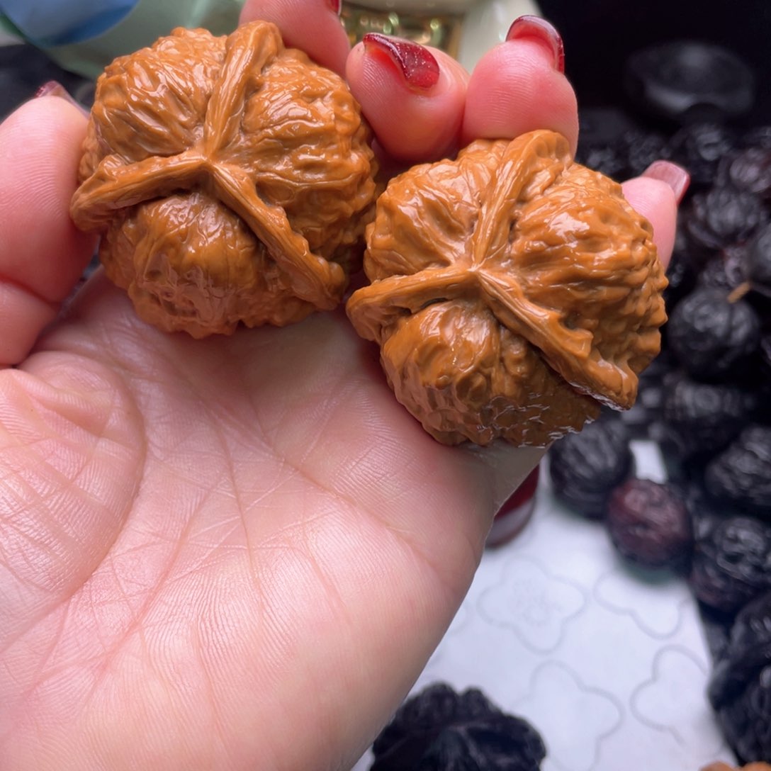 怠文玩核桃三棱46尺寸