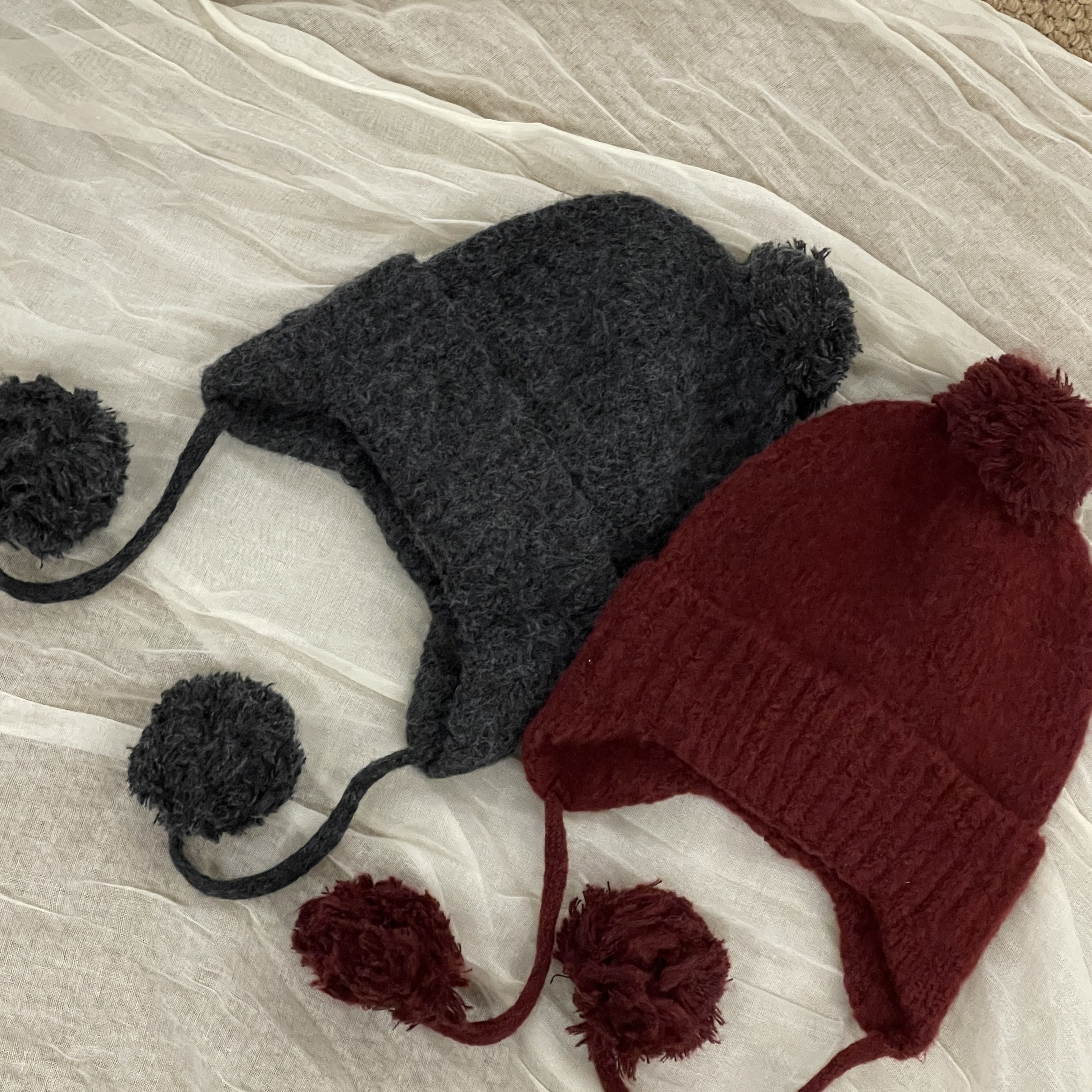 现货「可可买手集合店」设计师圣诞新年2026限定手工毛线帽#买手