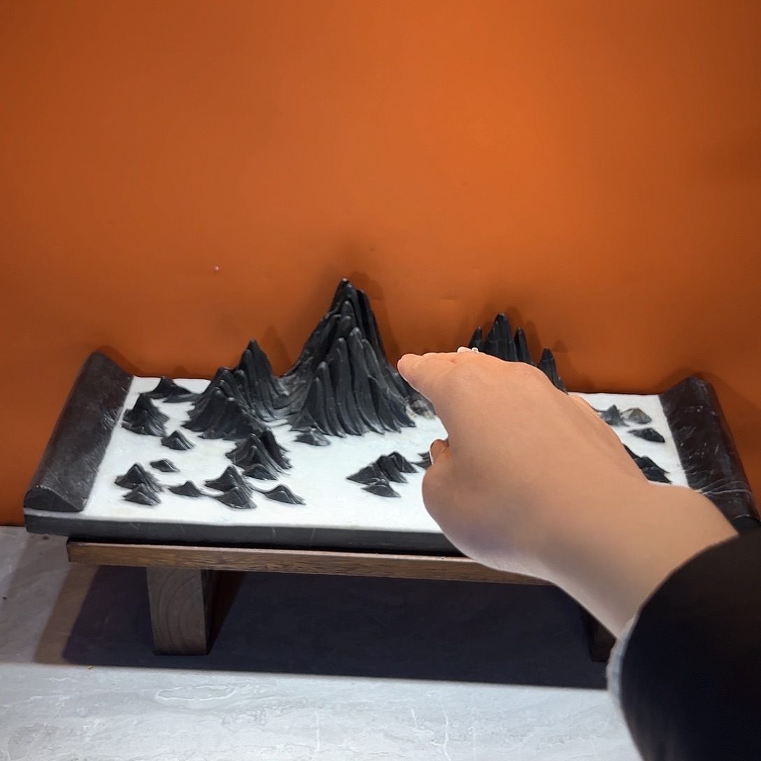 摆件十***梦灵璧石奇石摆件 