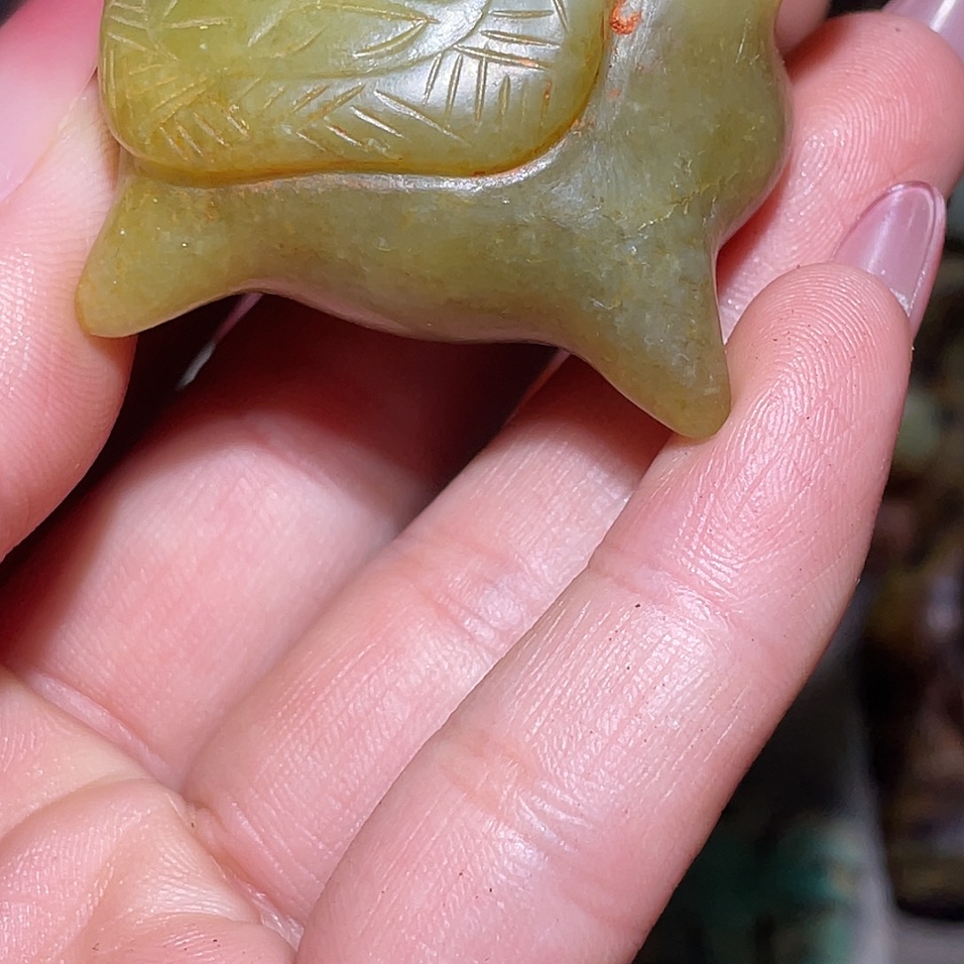 元***人和田玉（糖玉）未镶嵌挂件