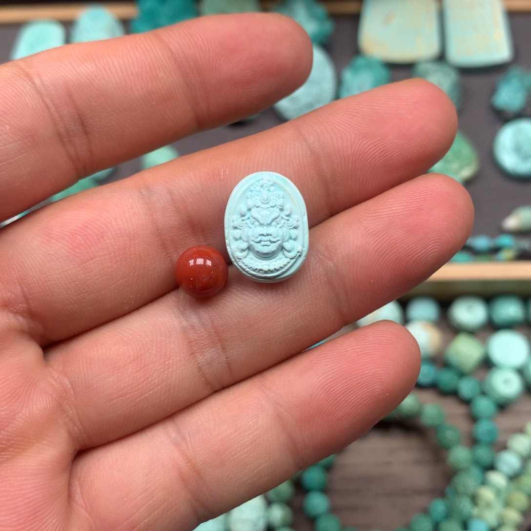 南红玛瑙雕刻未镶嵌