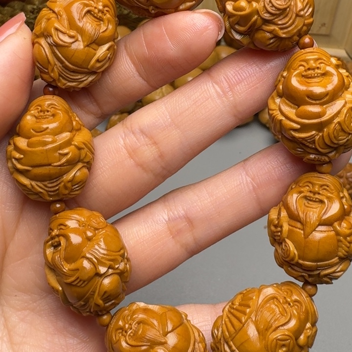 橄榄核手串/手链八大财神