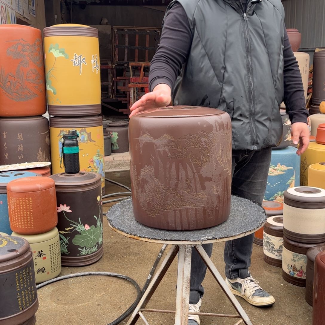 紫砂茶叶罐茶叶罐