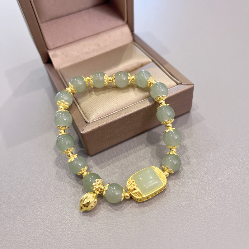 铜合金手链  D031 轻奢百搭小众简约个性i时尚手链