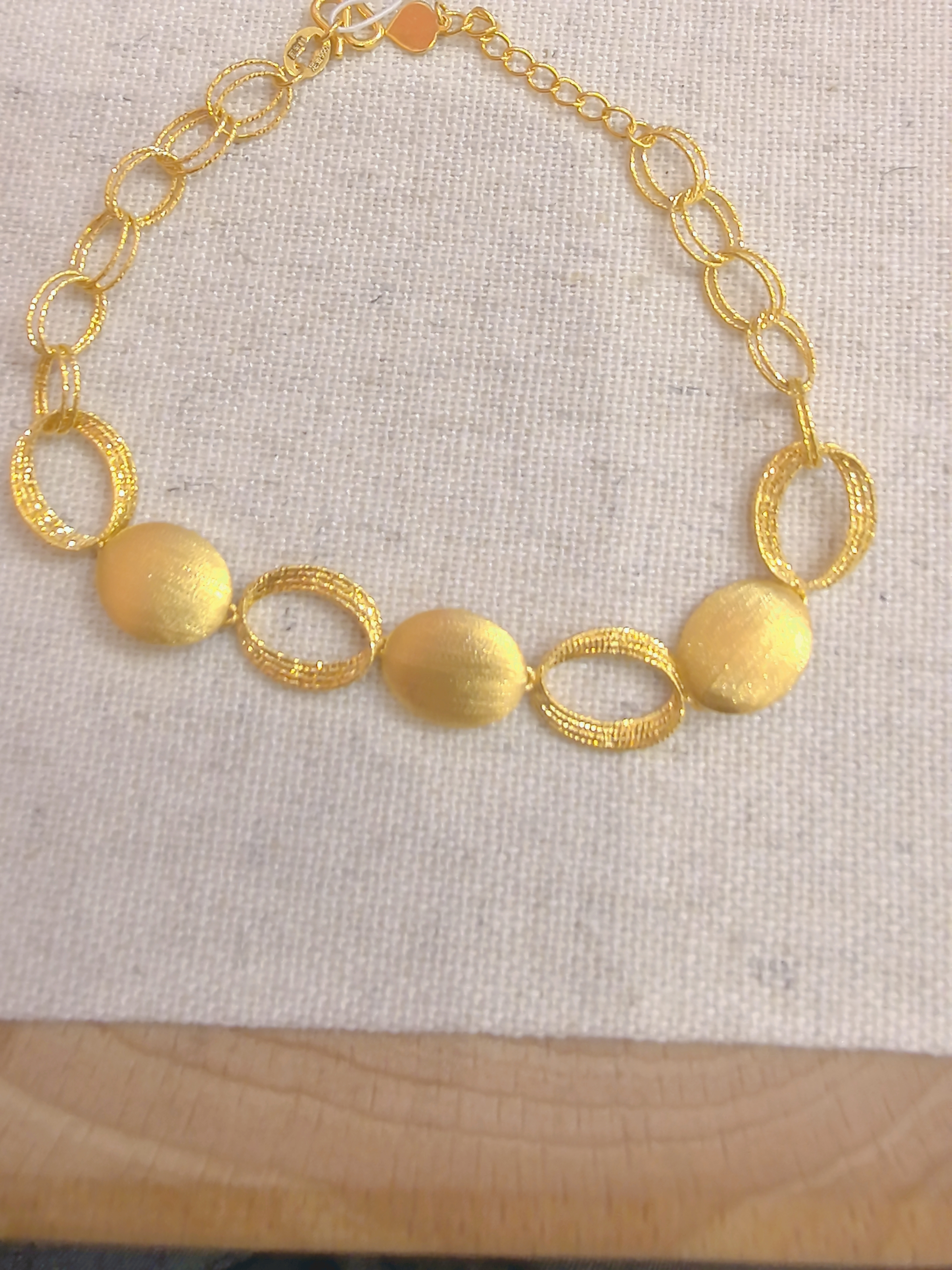 足金999丝绸光环手链5G黄金手链时尚百搭黄金首饰足金手链