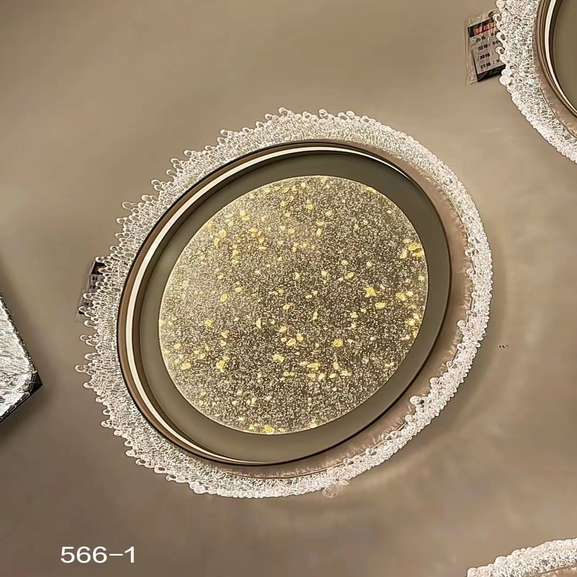 新款轻奢简约圆形吸顶灯客厅卧室书房通用家用灯饰