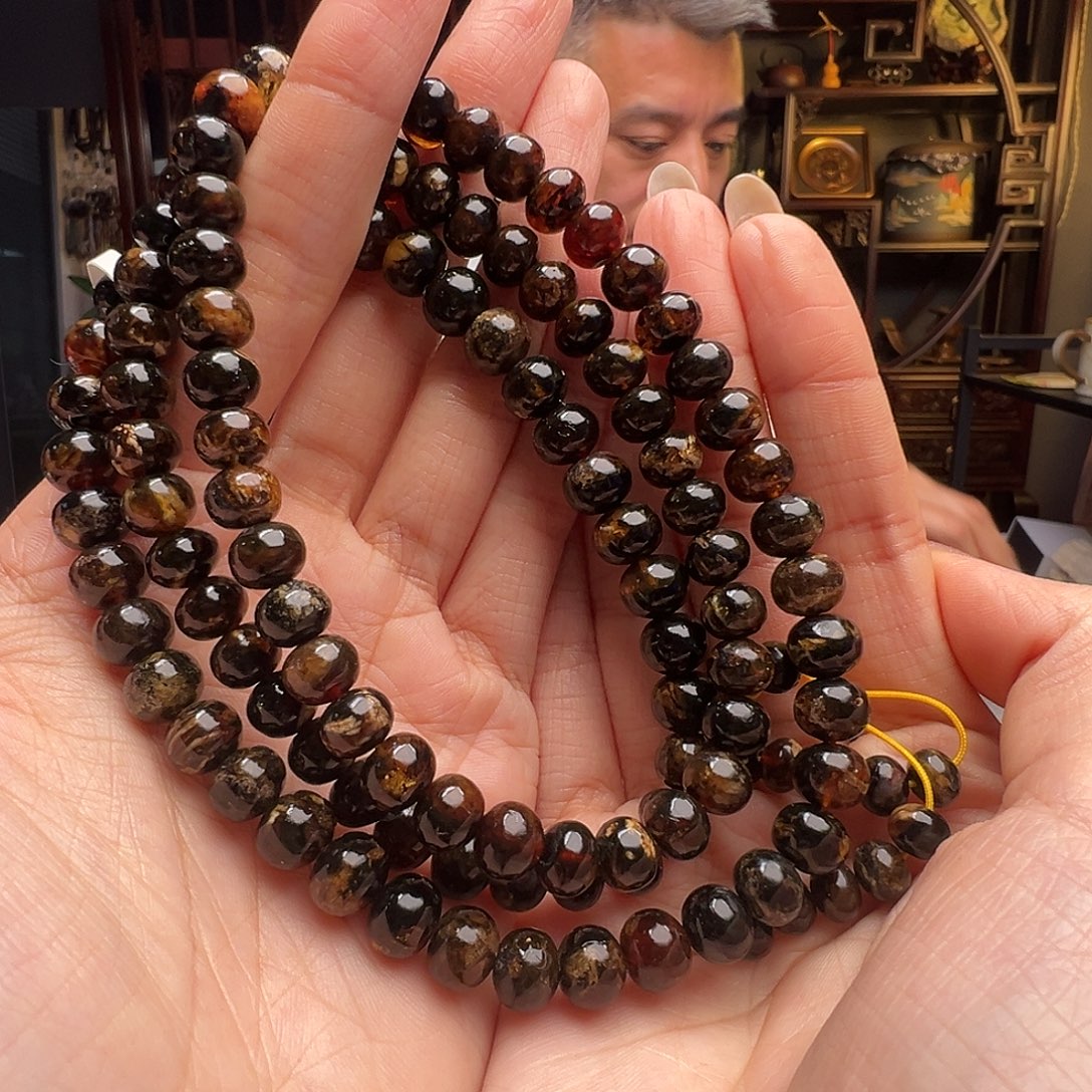 琥珀未镶嵌裸石抚顺琥珀20607八