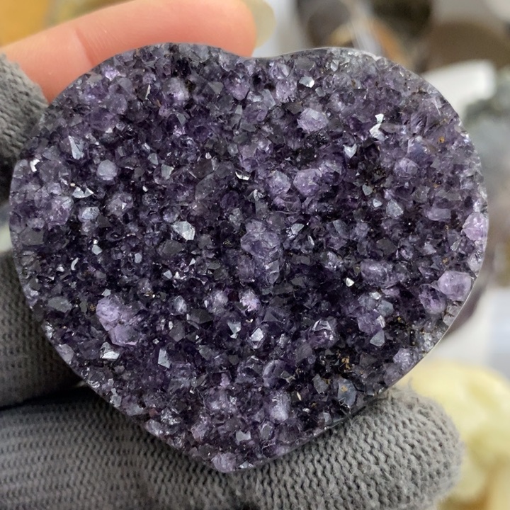 紫晶珠宝半成品未镶嵌