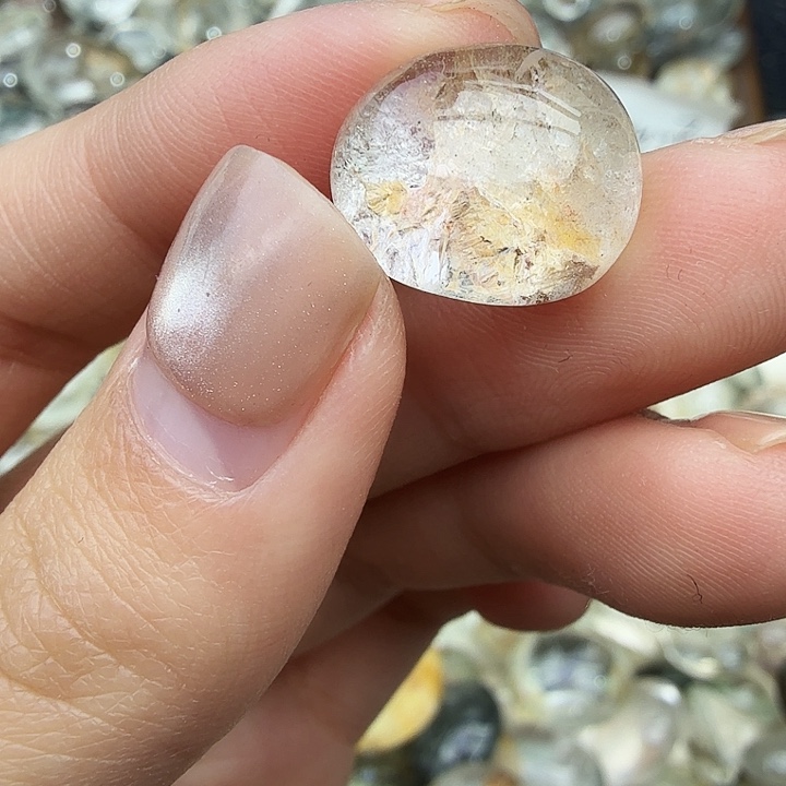 云***）水晶未镶嵌珠宝半成品