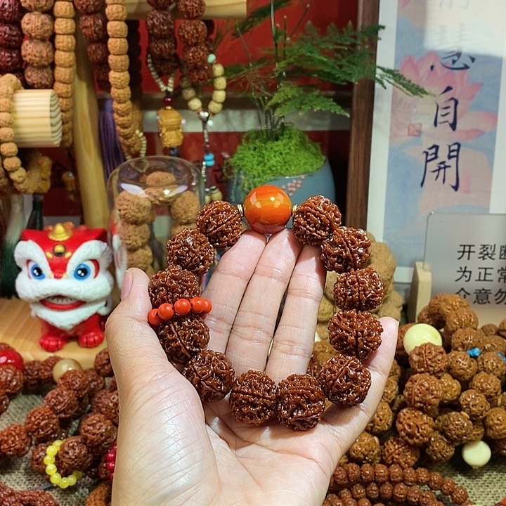 金刚菩提手串206玉华玛珠一物一图