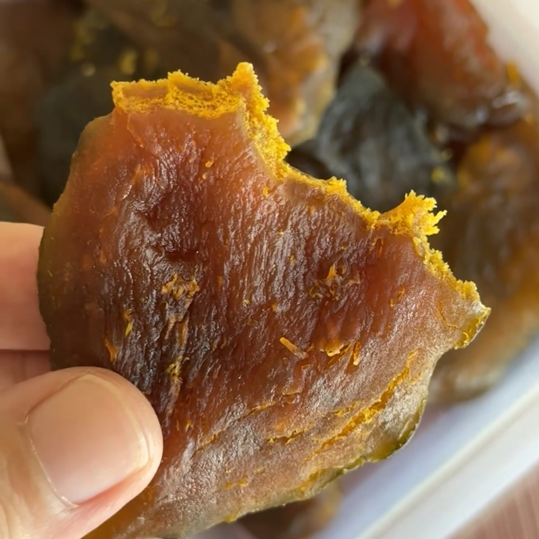 烤贝贝南瓜干不加糖软糯香甜有嚼劲粗粮代餐