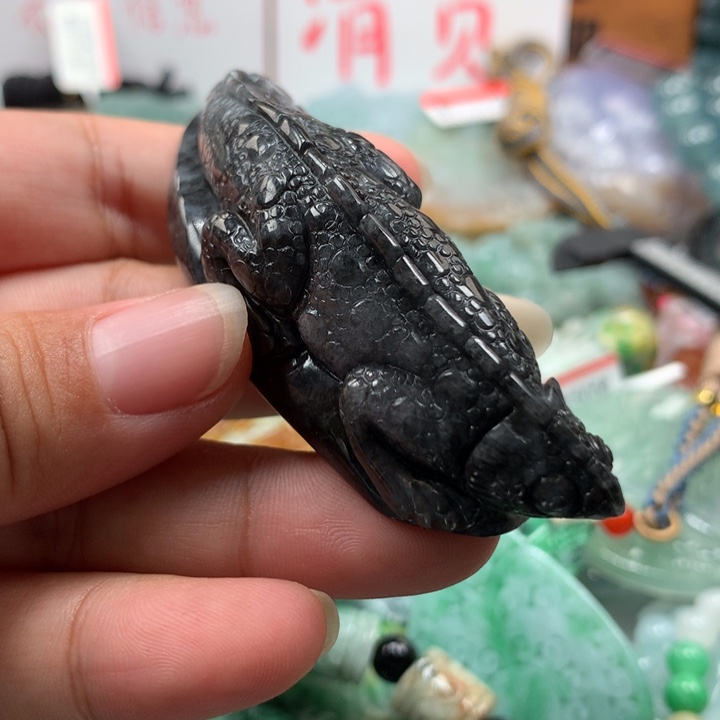 翡翠项链未镶嵌保真天然A货翡翠