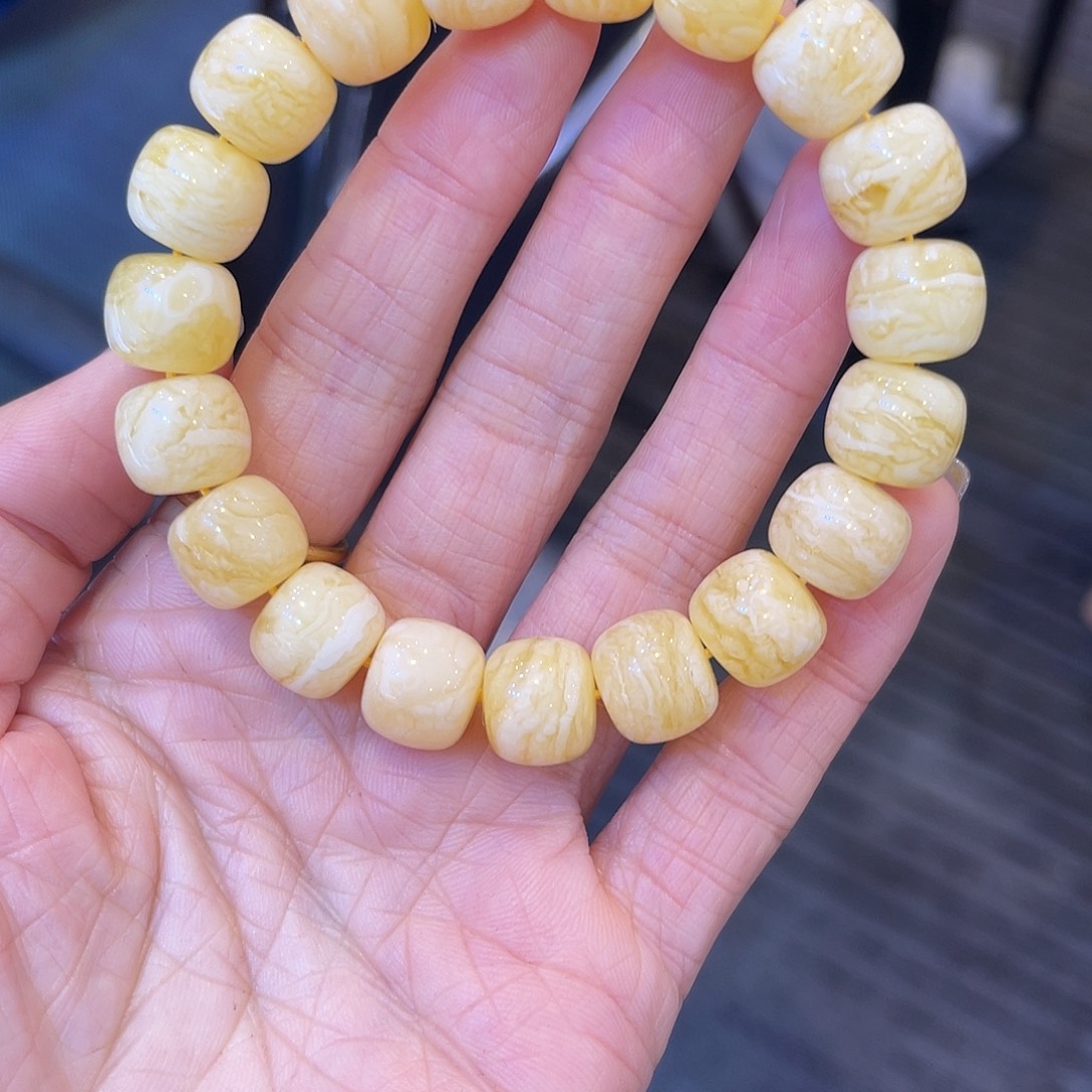 琥珀手链未镶嵌蜜蜡手串