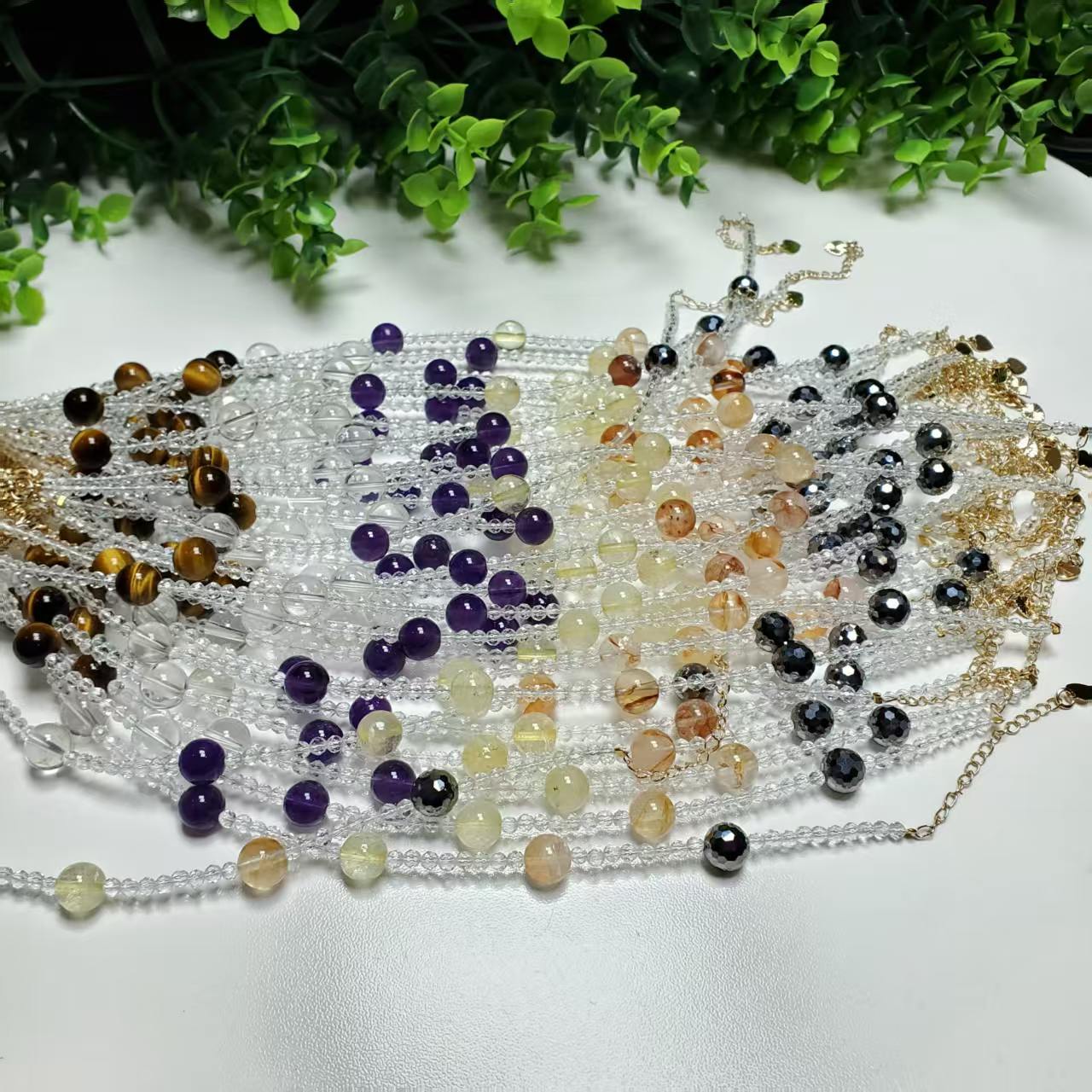 X652【赵小姐】时尚水晶多宝脚链，多样发其一