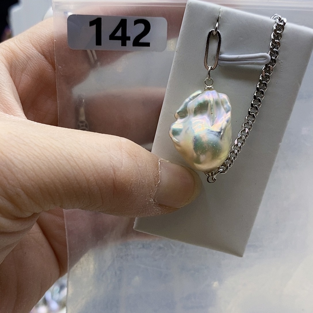 颈饰合金淡水珍珠