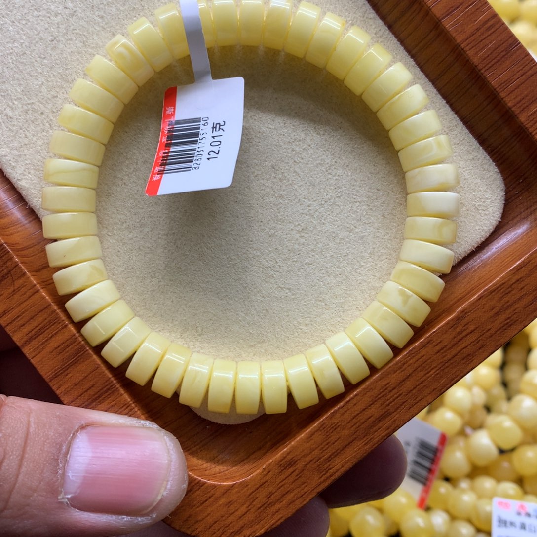 蜜蜡手链未镶嵌蜜蜡