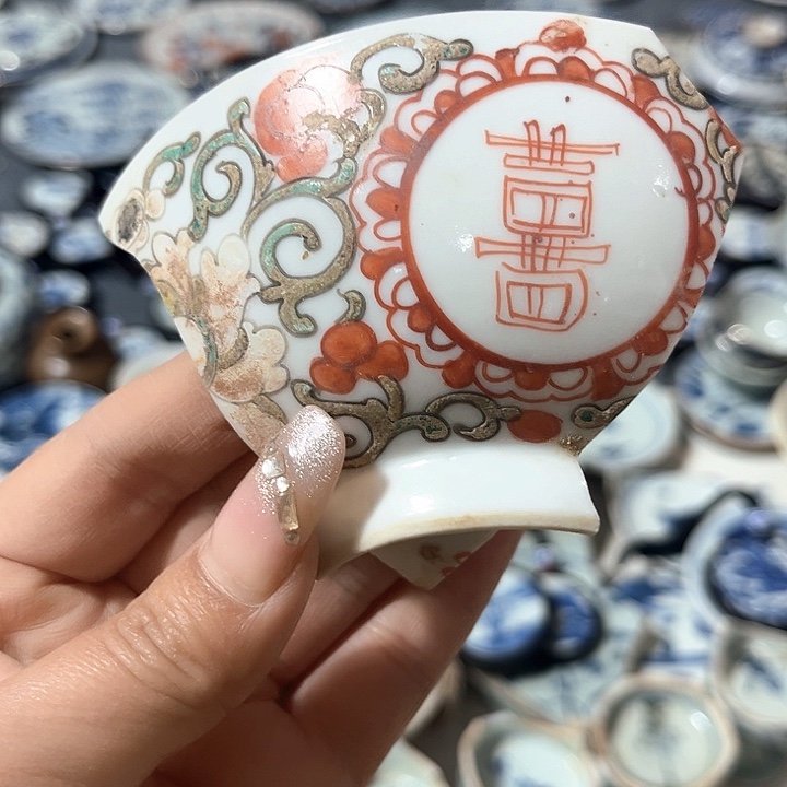 瓷片瓷片茶托喝茶非常不错