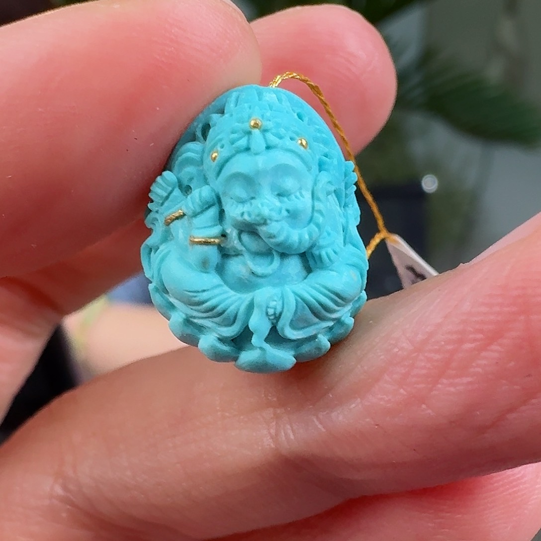 绿松石珠宝奇石未镶嵌