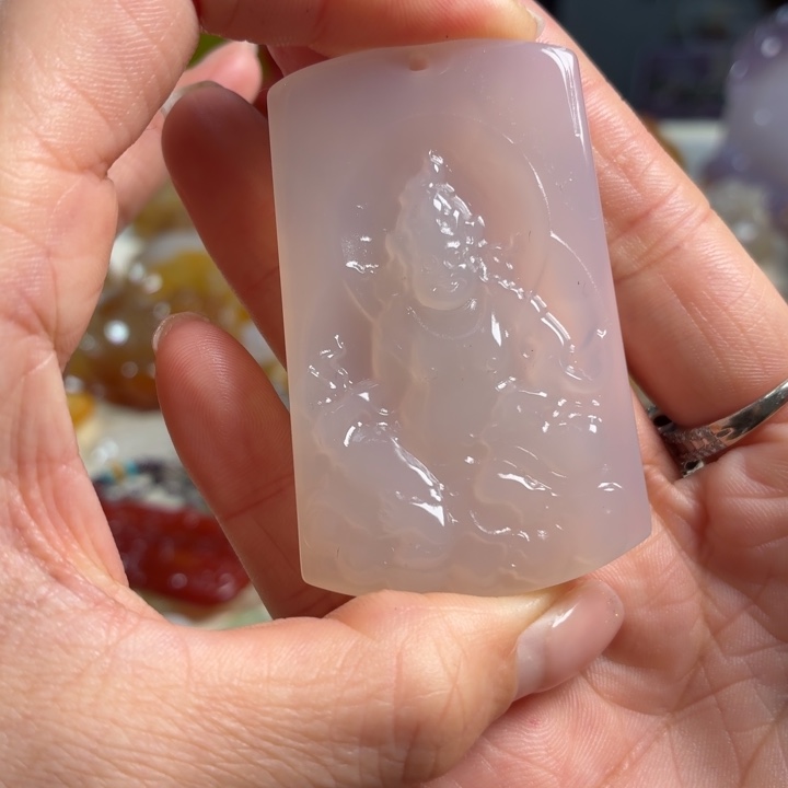 玛瑙/玉髓未镶嵌吊坠(不含链)