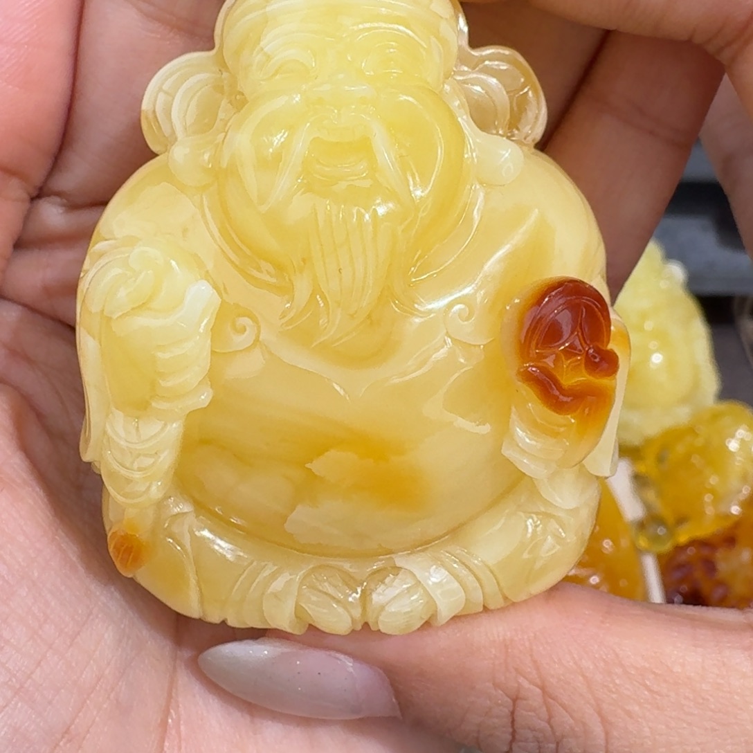 ****来琥珀未镶嵌裸石你