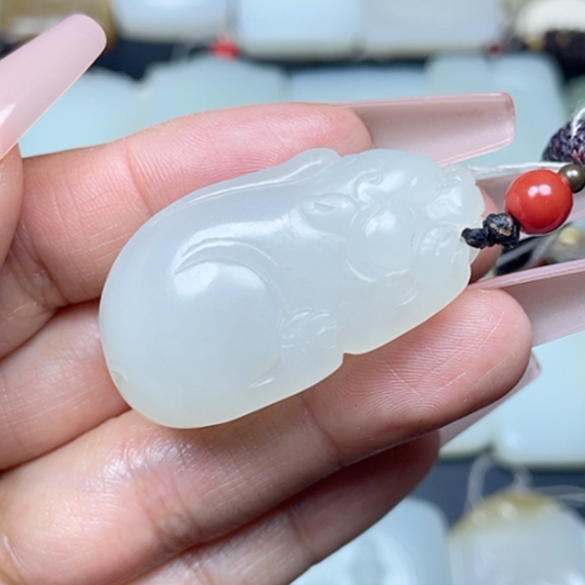 【闪购商品】颈饰未镶嵌和田玉用****4