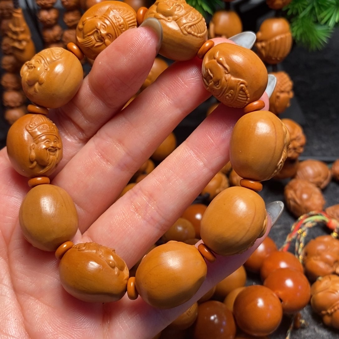 橄榄核手串/手链财神头