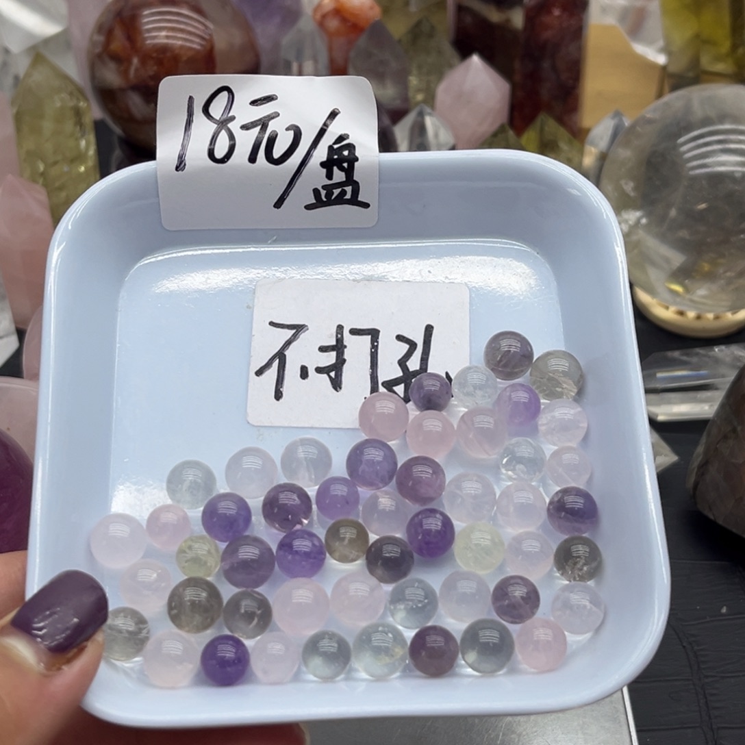 未镶嵌珠宝半成品水晶23 6-8mm